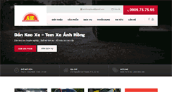 Desktop Screenshot of anhhongdecal.com.vn
