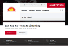 Tablet Screenshot of anhhongdecal.com.vn